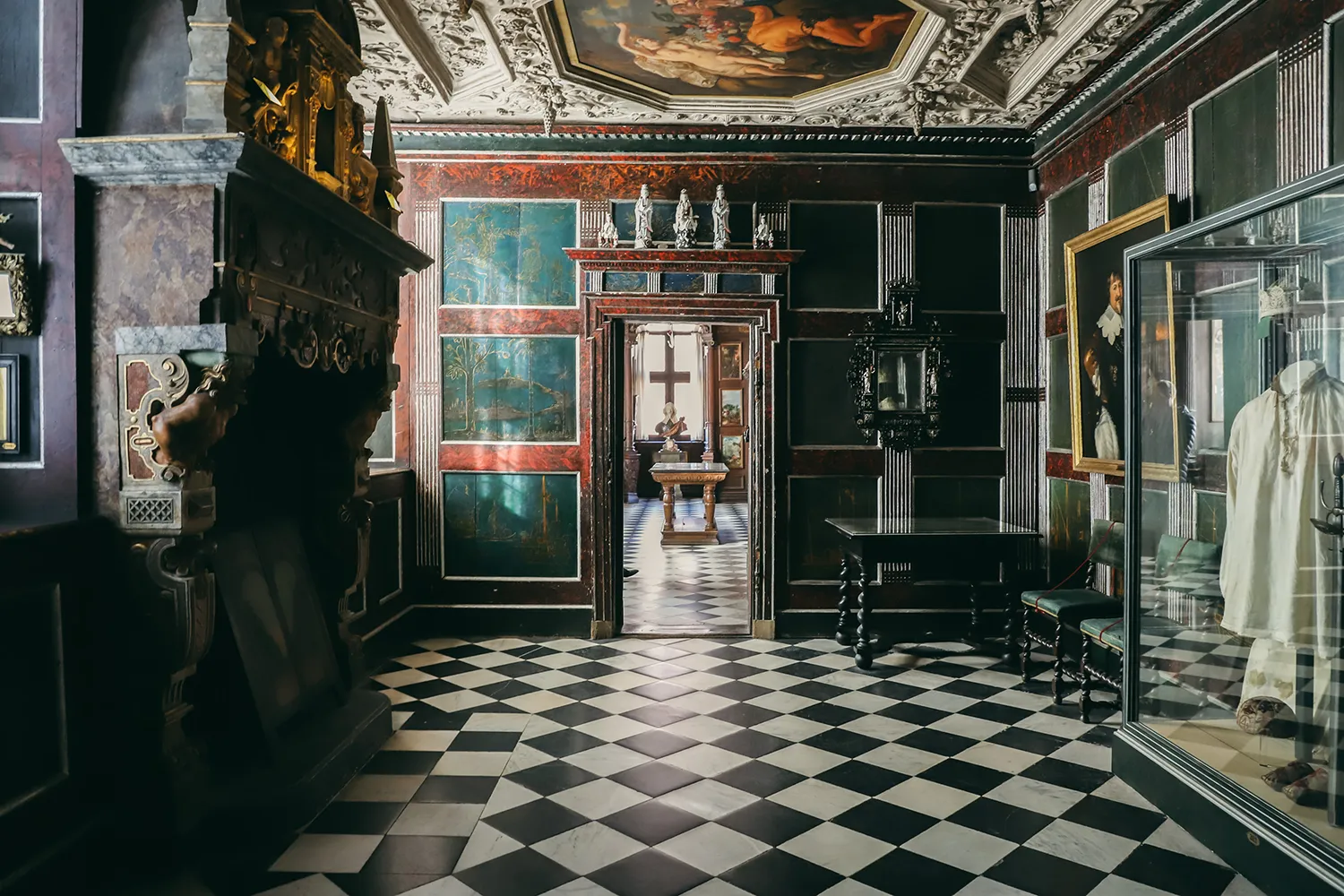 Visite intérieur Château de Rosenborg Copenhague