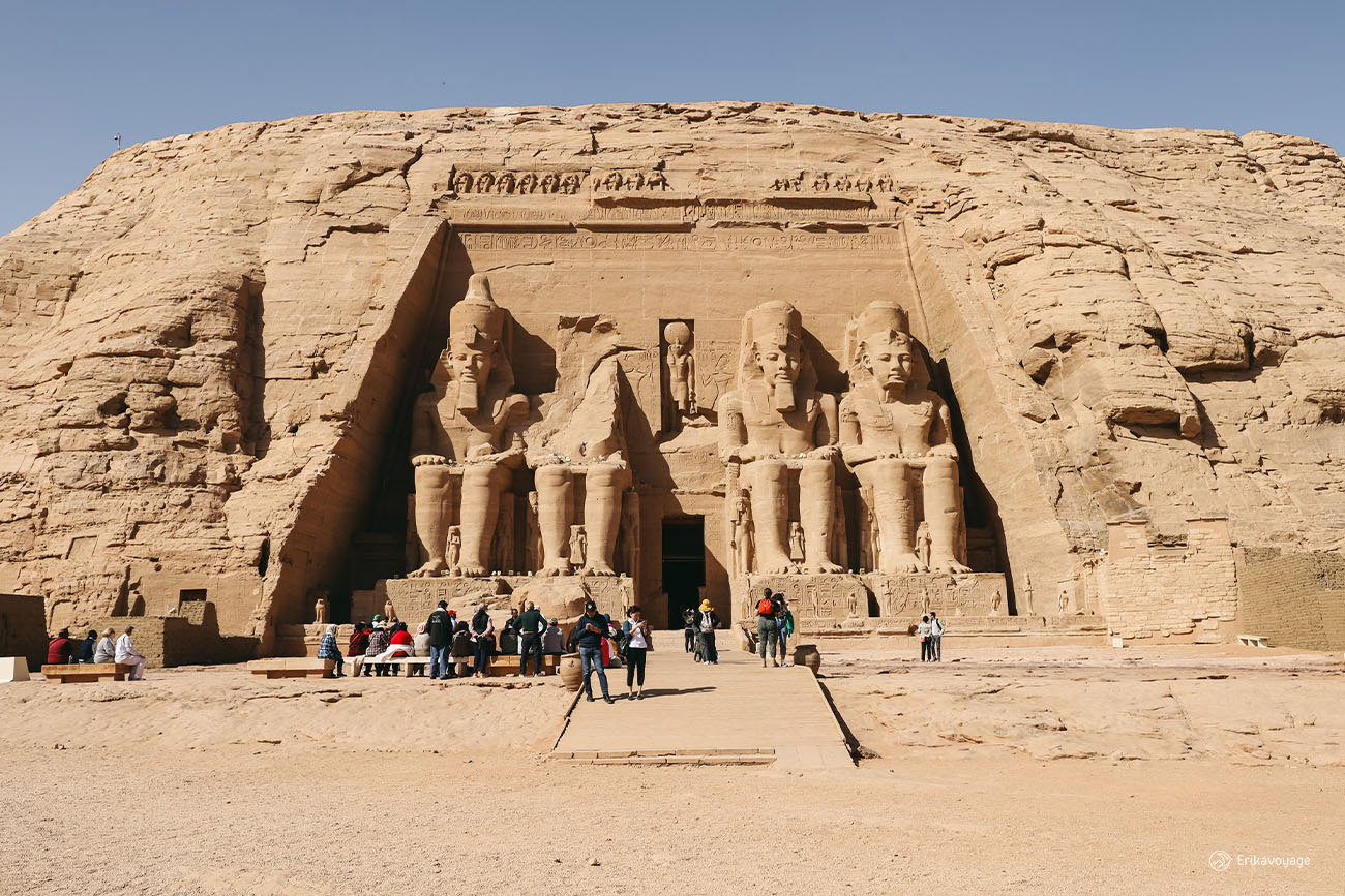 Temple Abou Simbel road trip Egypte