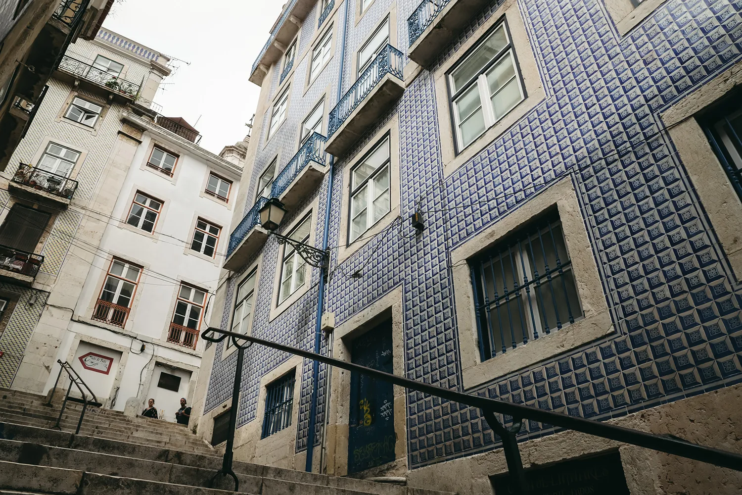 Azulejos quartier Alfama Lisbonne