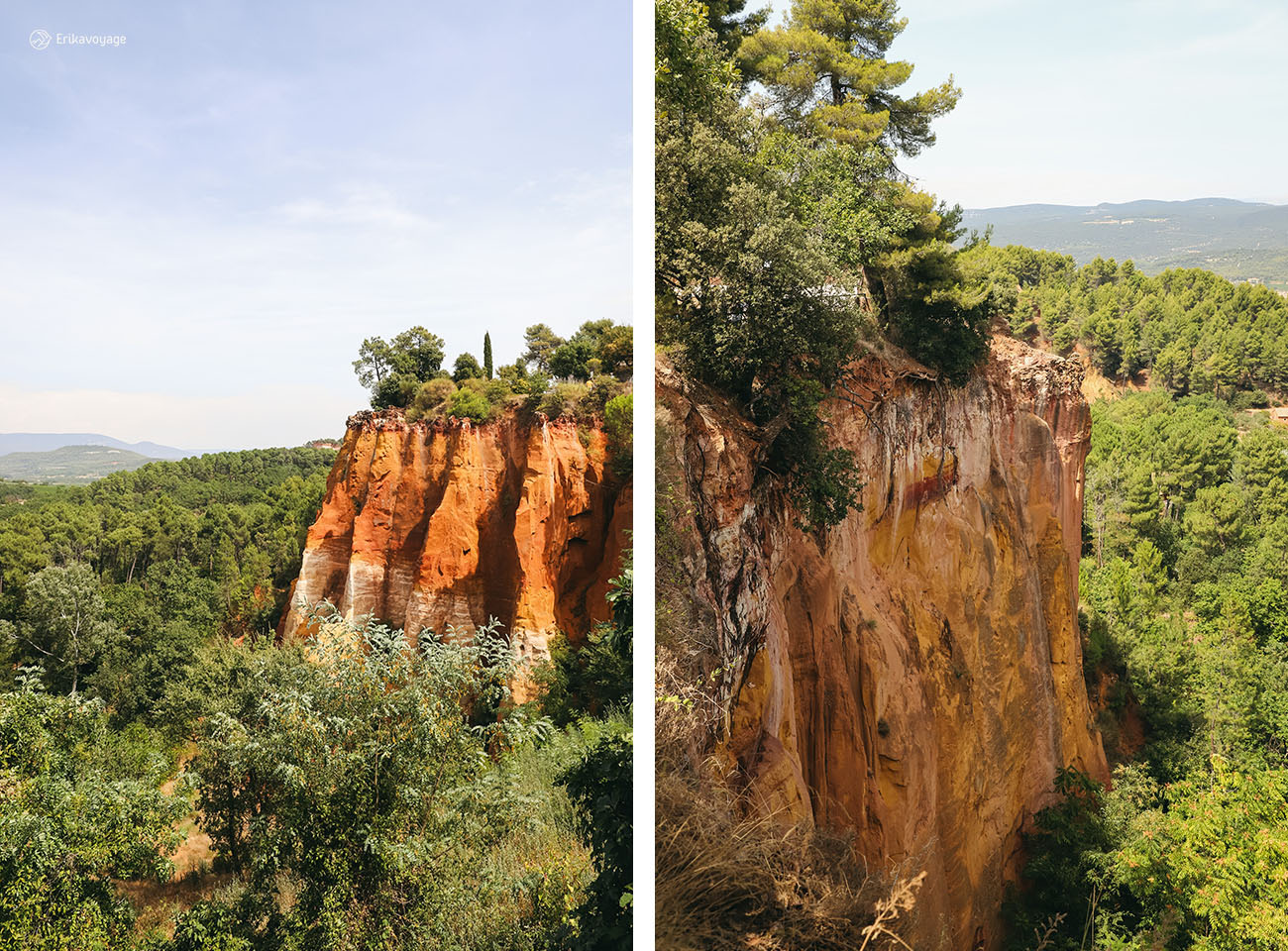 Sentier des ocres Roussillon Luberon