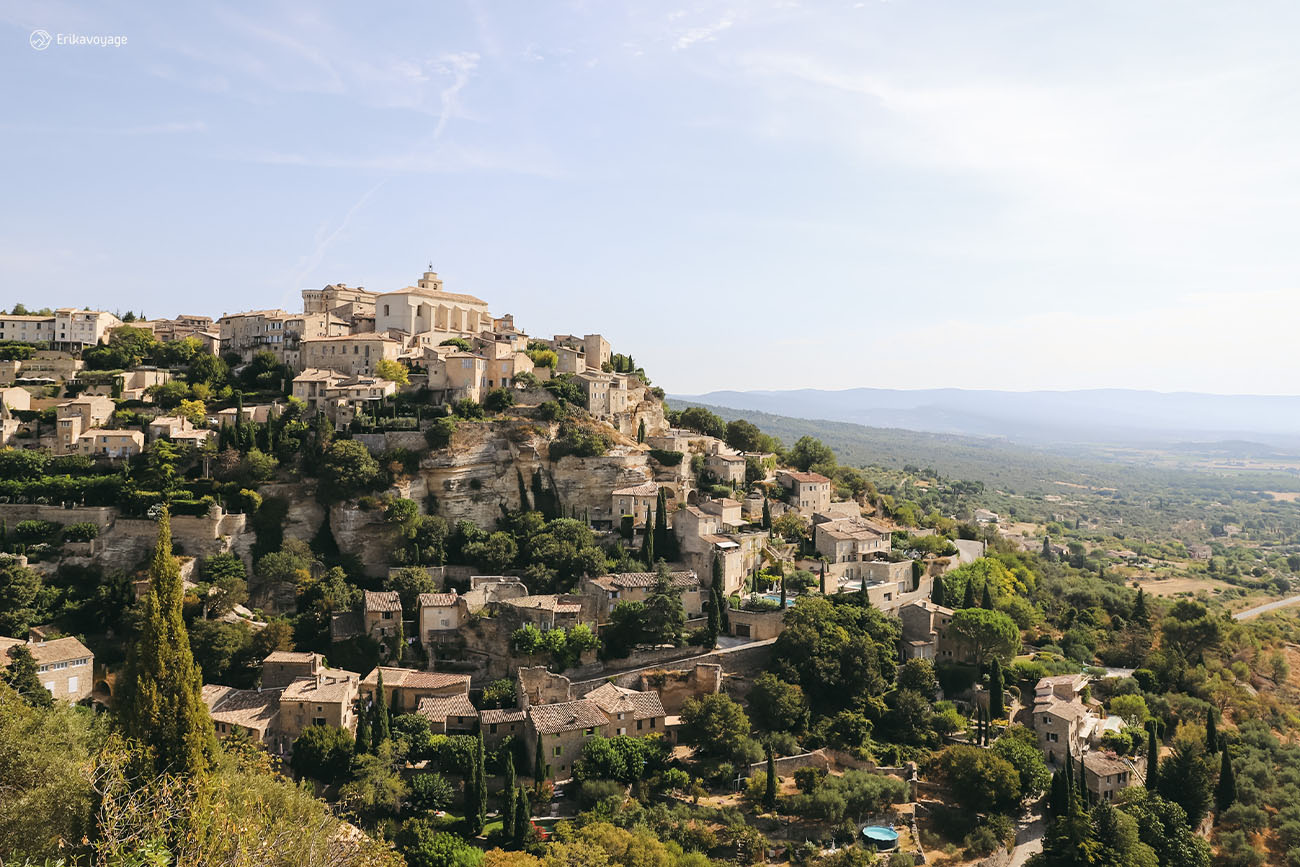 point de vue village de Gordes Luberon