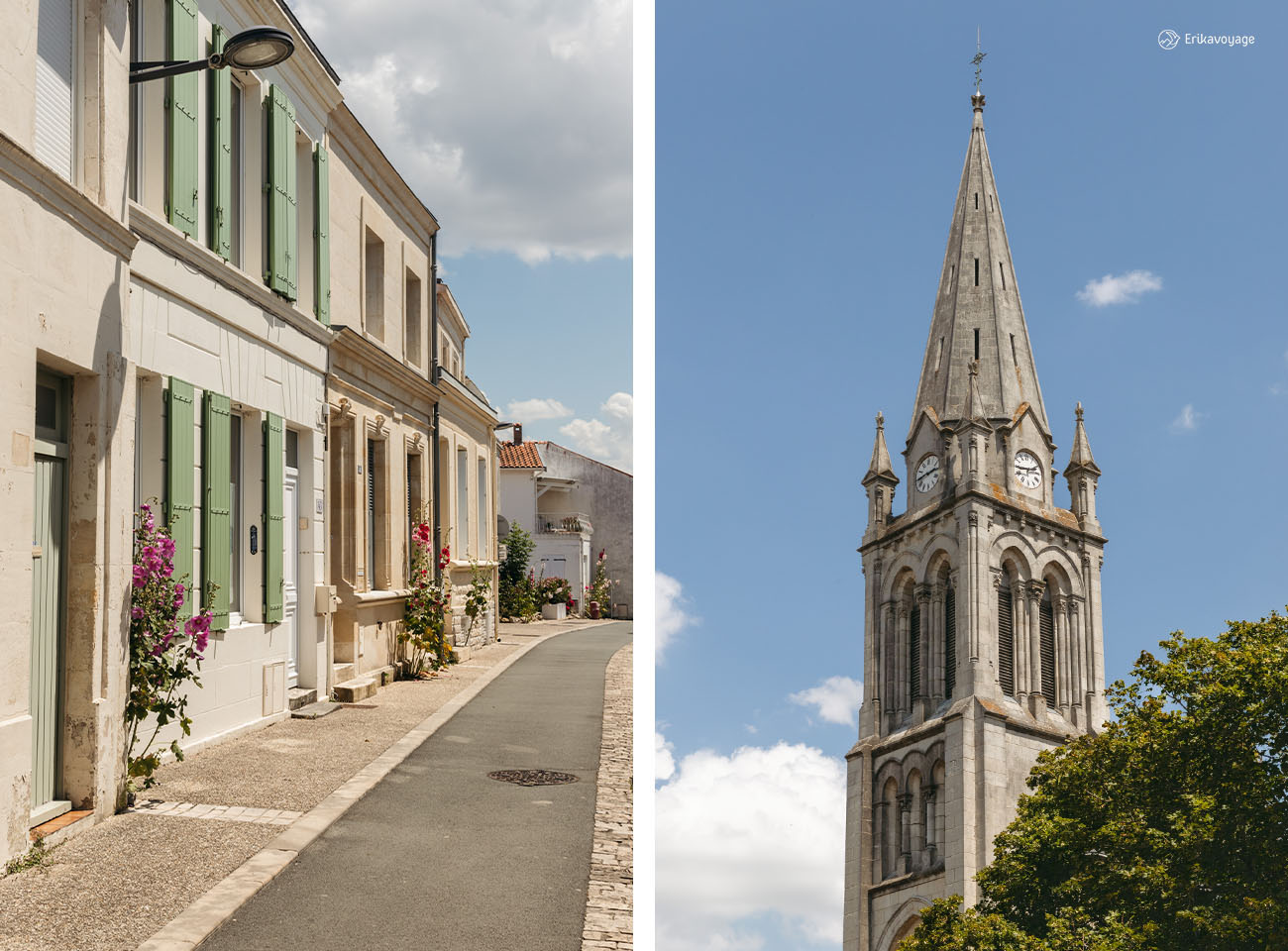 Centre-ville de Fouras en Charente-Maritime