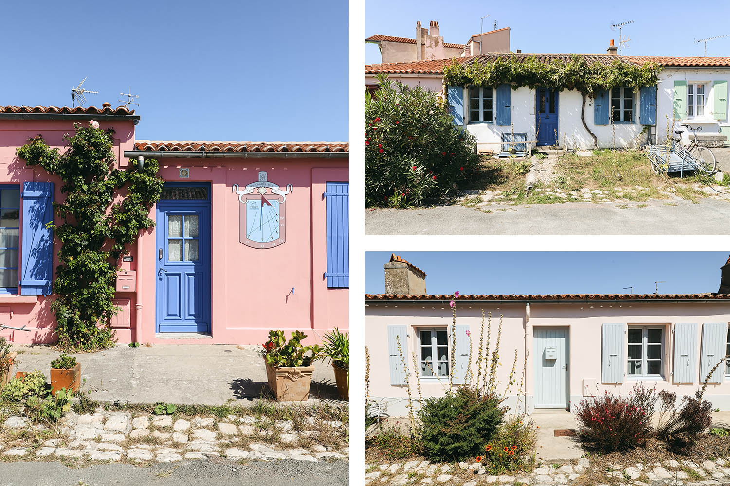 Maison rose île d'Aix
