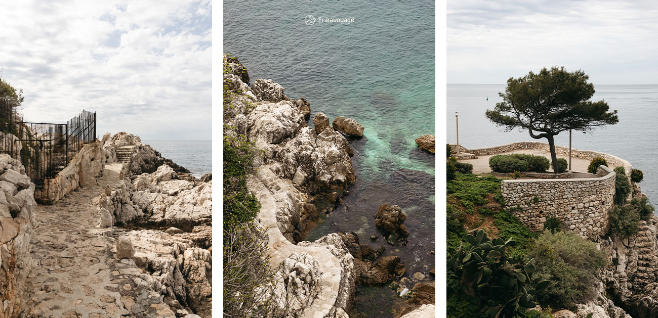 Sentier du littoral Cap de Nice