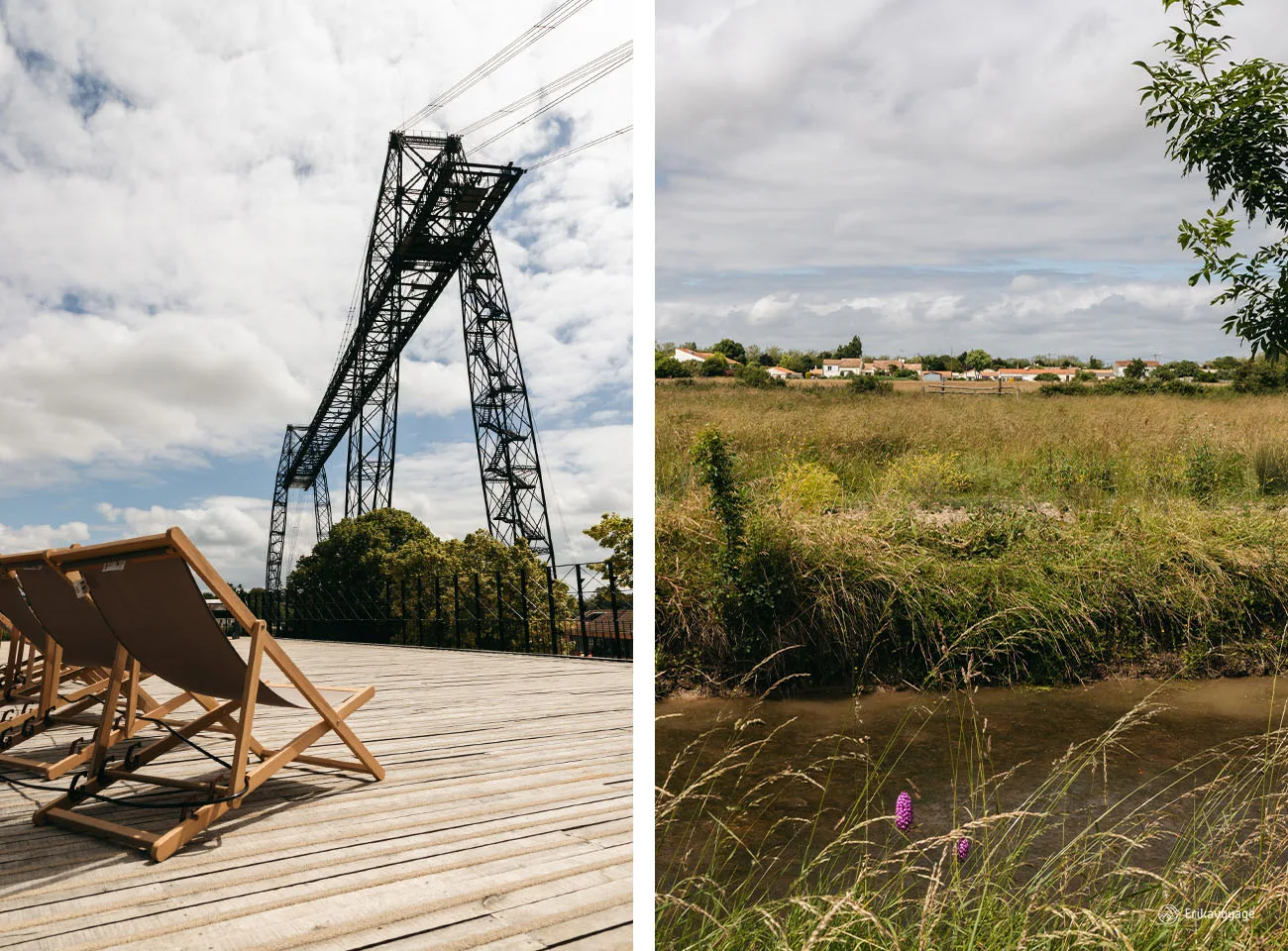 Terrasses pont transbordeur Rochefort