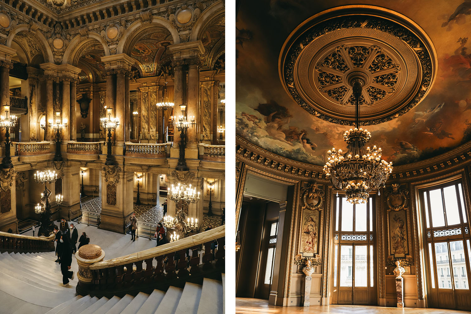 Escaliers Opéra Garnier Paris