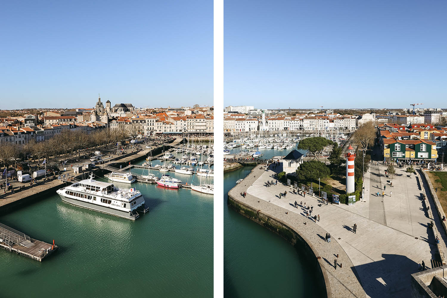 vue tours de La Rochelle