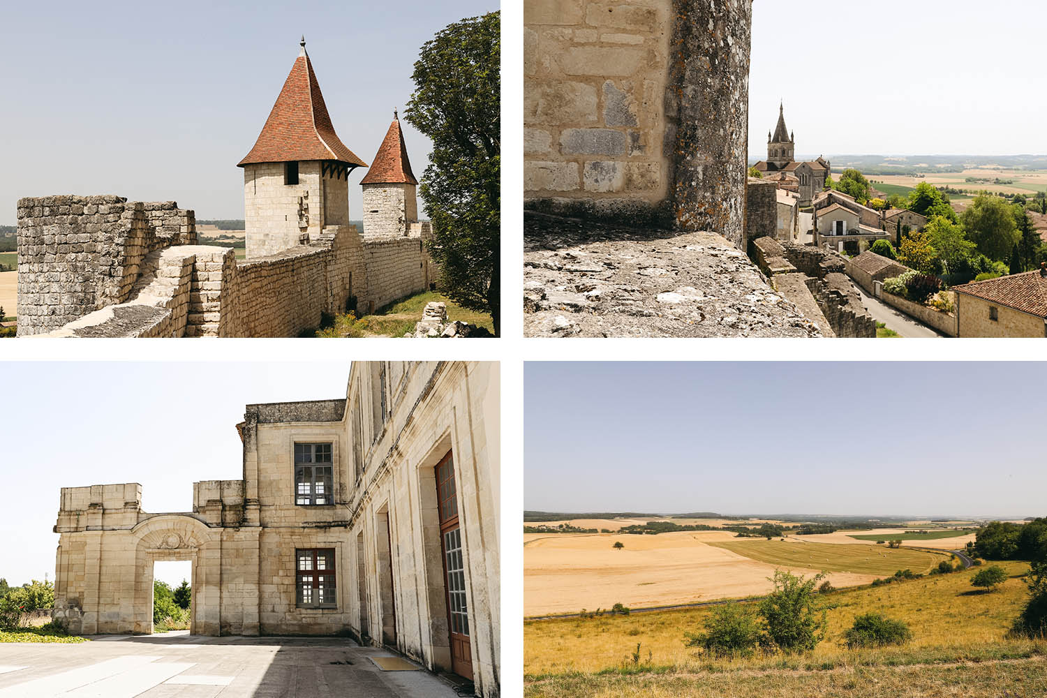 Tours du château de Villebois-Lavalette