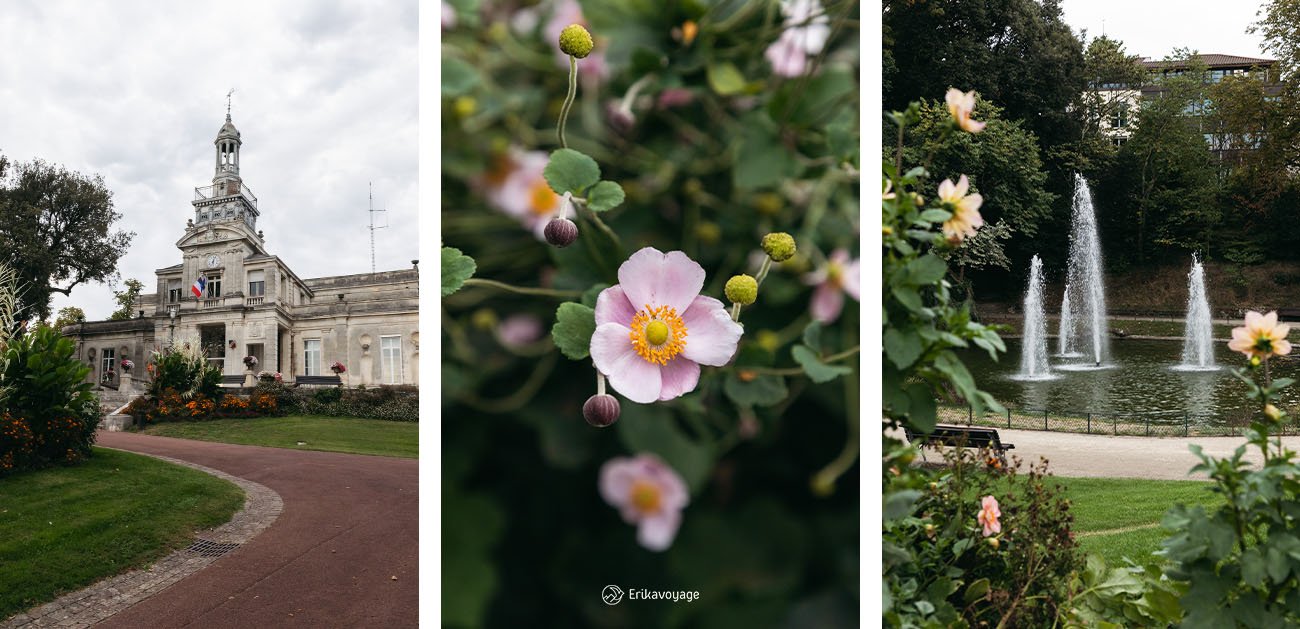 jardin public de cognac en Charente