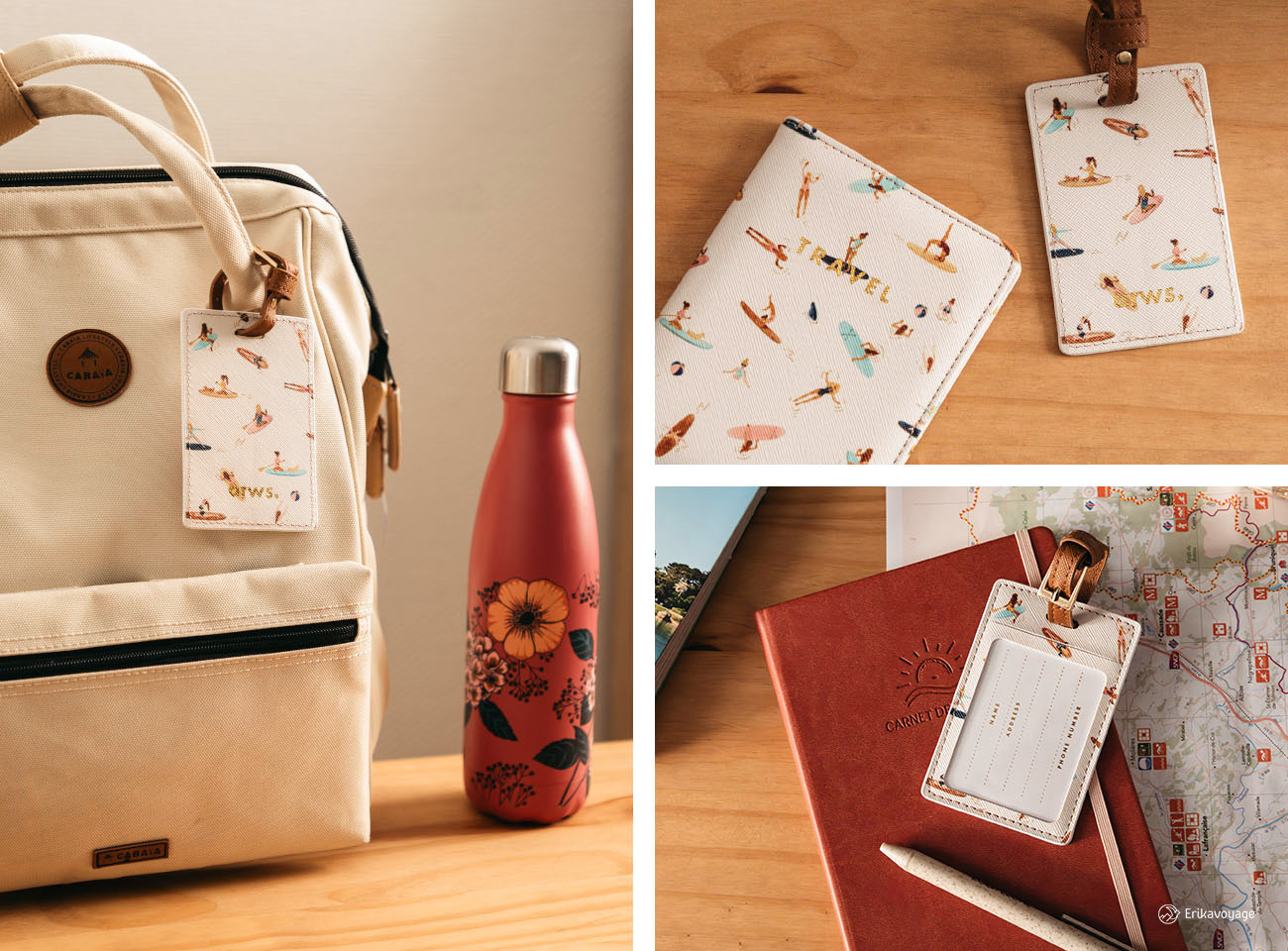 Kit protège passeport et étiquette bagage