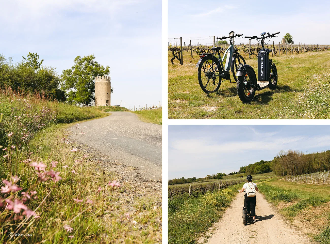 Parcours vélo château Vielle Tour Bulle Verte