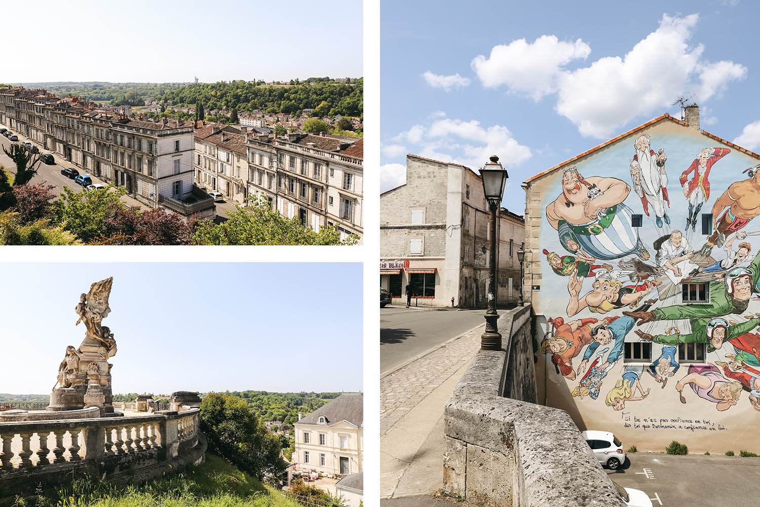 Circuit des remparts et des murs peint Angoulême