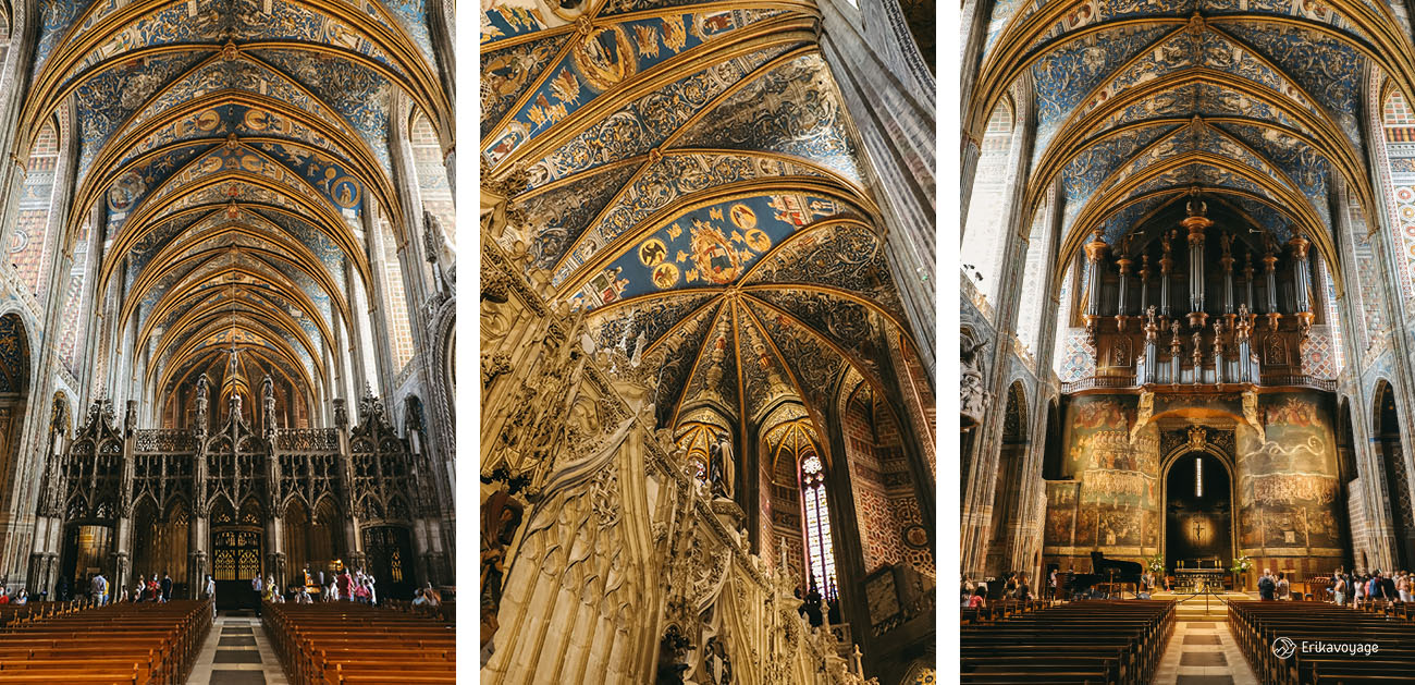 Intérieur cathédrale Sainte-Cécile Albi