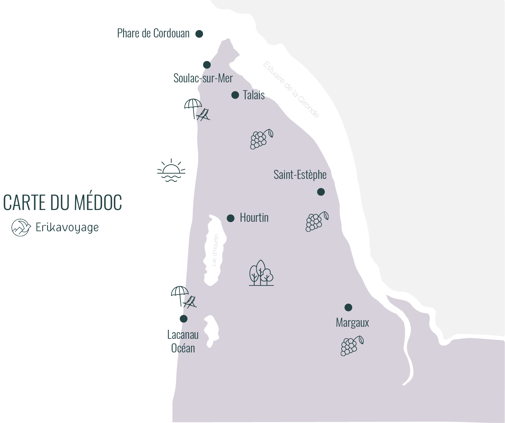 Carte du Médoc