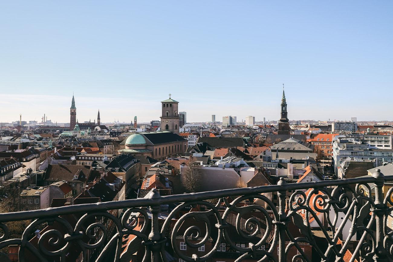 Vue panoramique Copenhague