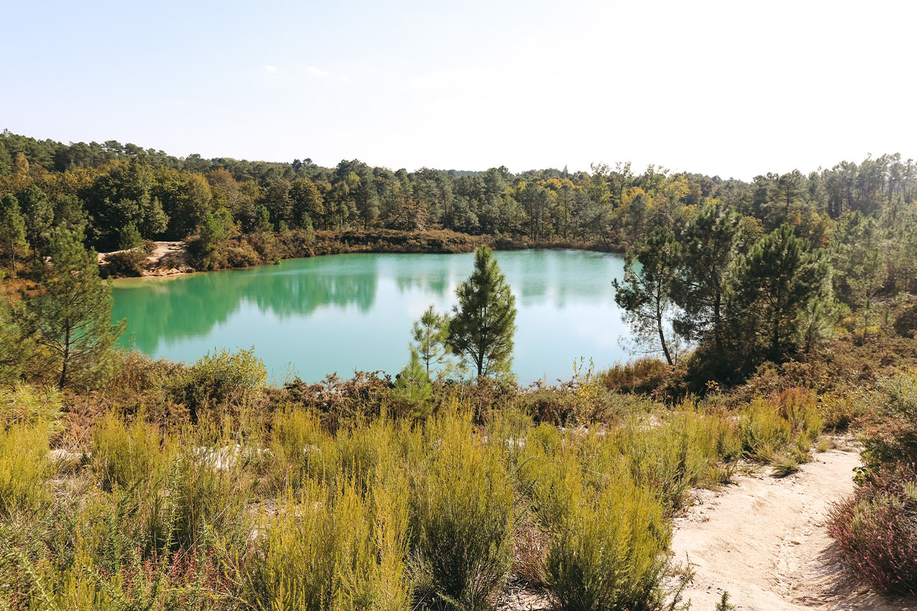 Lac bleu de Touverac Charente