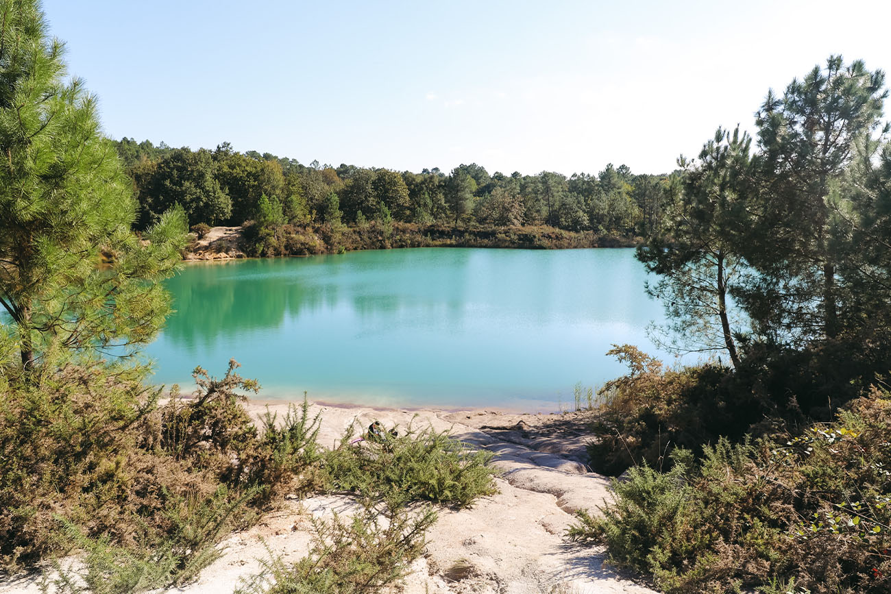 Lac bleu de Touverac Charente