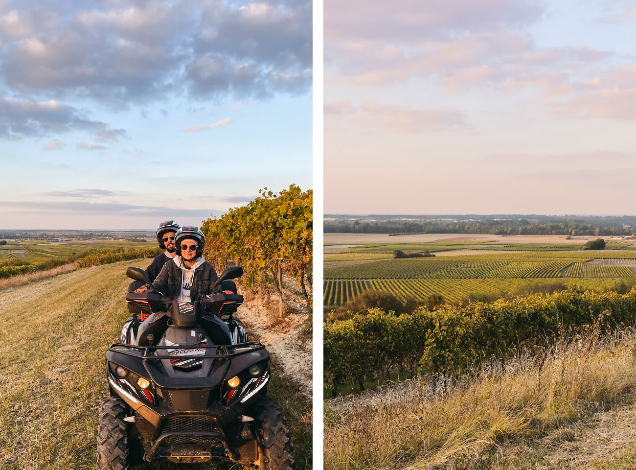 Randonné en quad dans le vignoble de Cognac