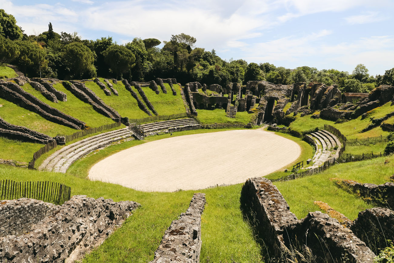 Visite amphithéâtre gallo-romain Saintes