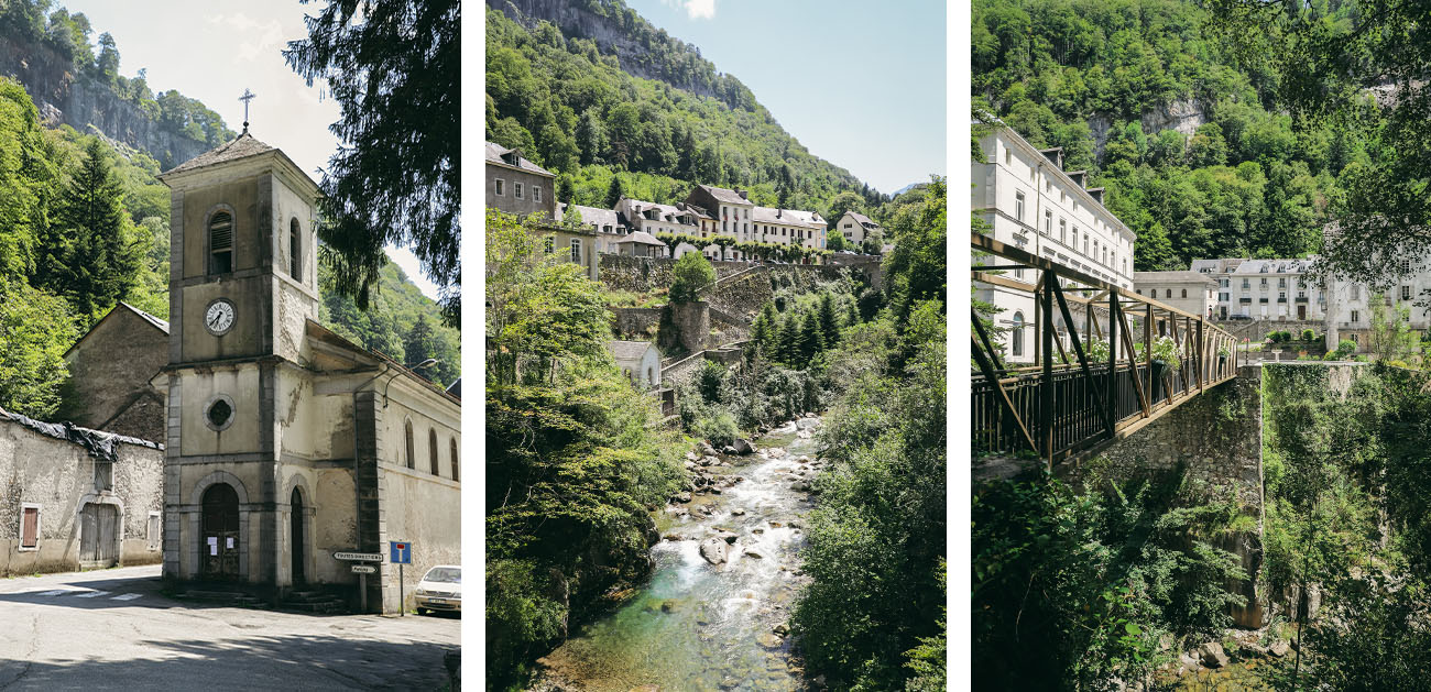 Village des Eaux-Chaudes en Vallée d'Ossau