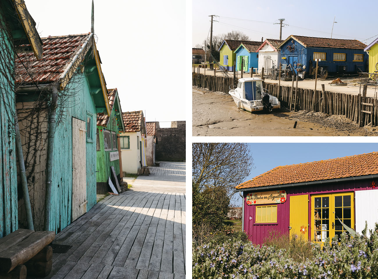 Cabanes couleur oléron