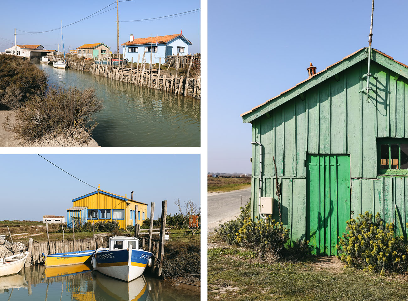 Village ostréicole de la Baudissière île d'Oléron