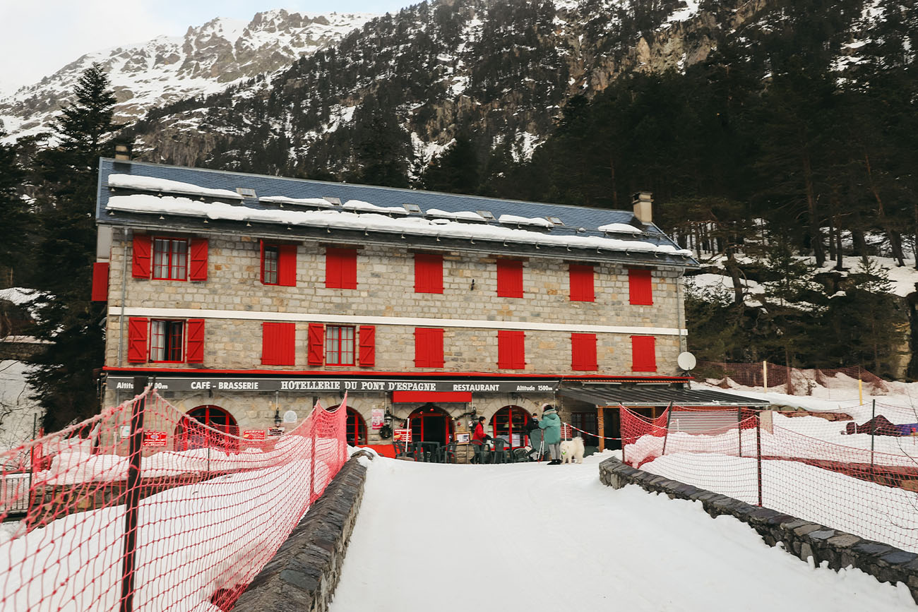 Randonnée raquettes pont d'Espagne Cauterets