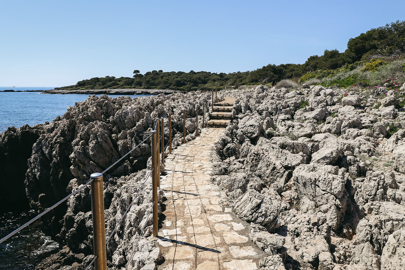 Randonnée sentier du littoral antibes