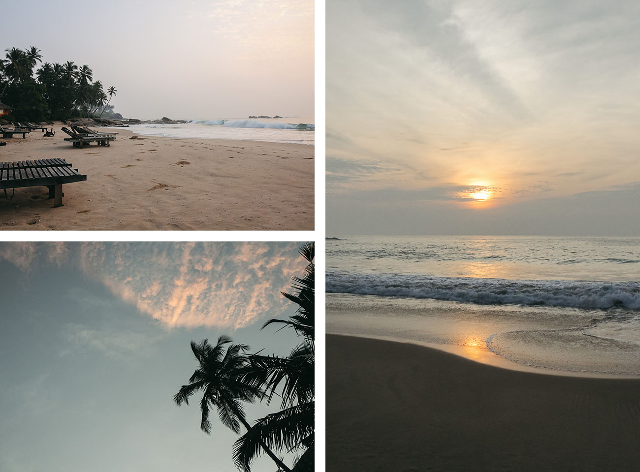 Lever de soleil plage Tangalle Sri Lanka