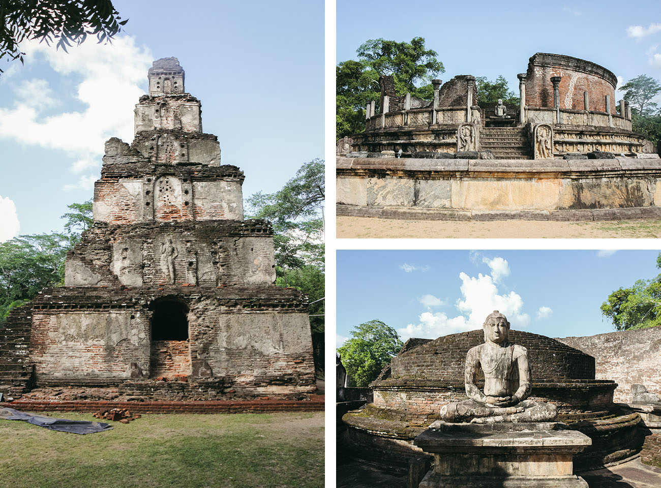 site archéologique de Polonnaruwa Sri Lanka