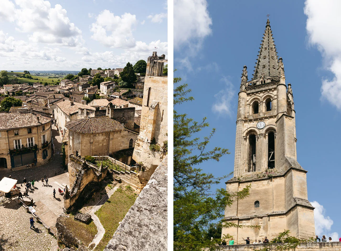 Place du clocher Saint-Emilion