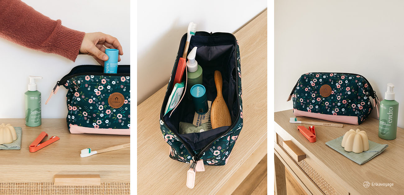 Trousse de toilette voyage femme Cabaia