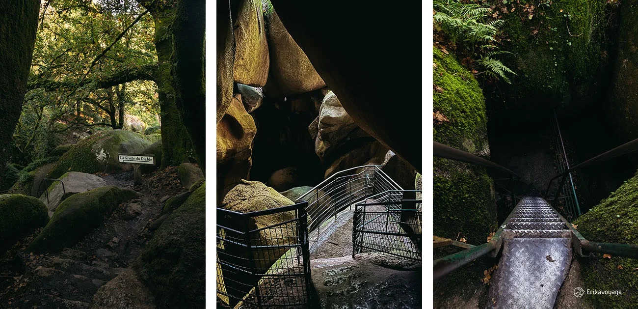 Grotte du diable forêt de Huelgoat