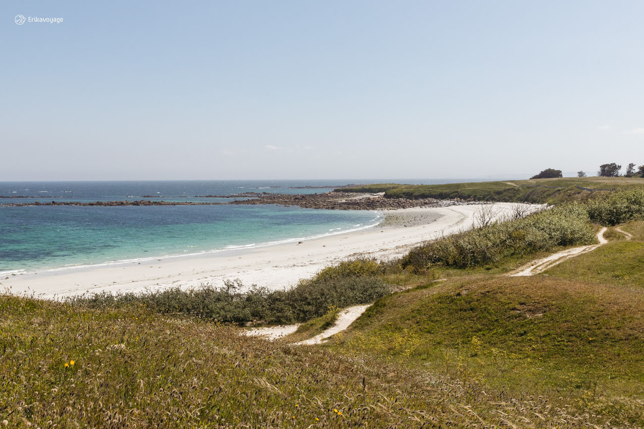 plage de la grève blanche île de batz