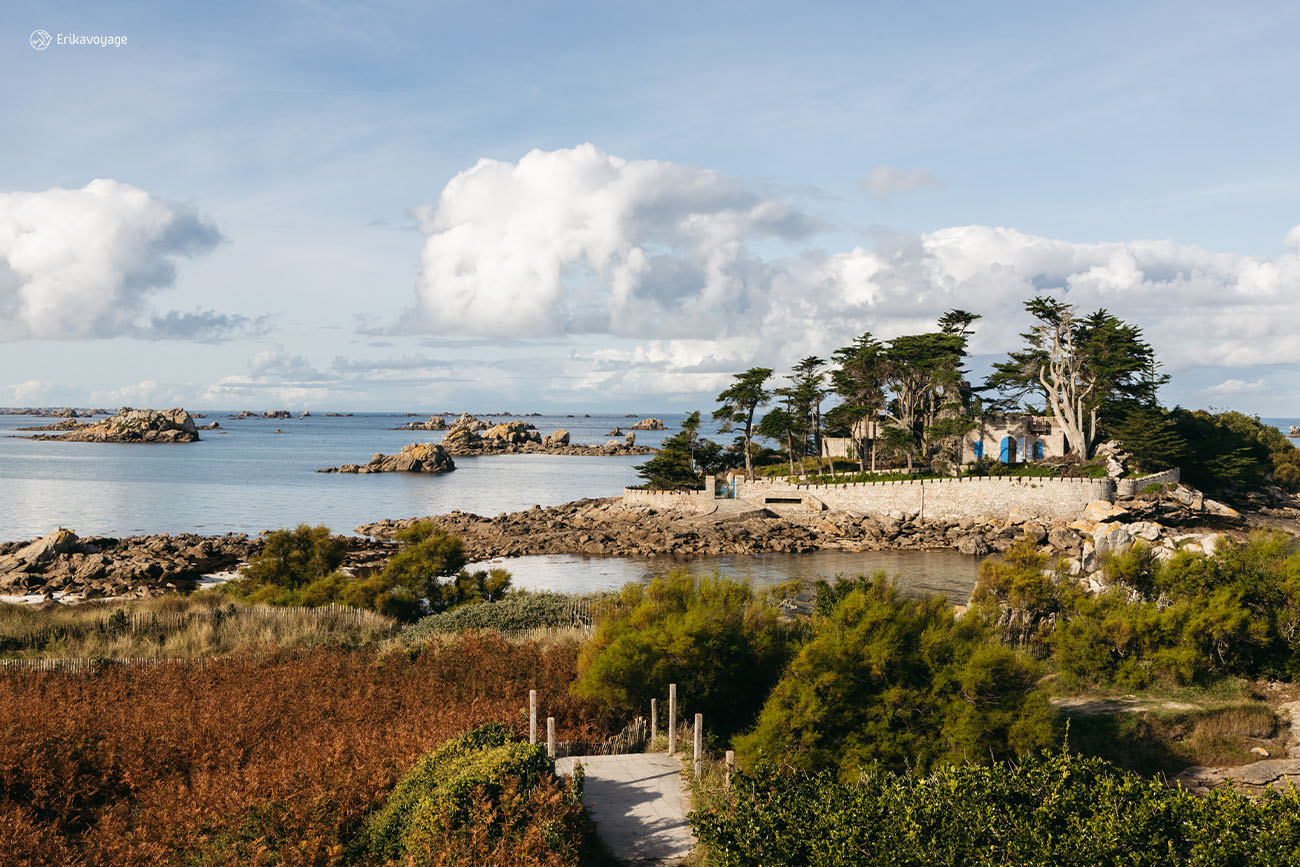 Randonnée presqu'île Perharidy