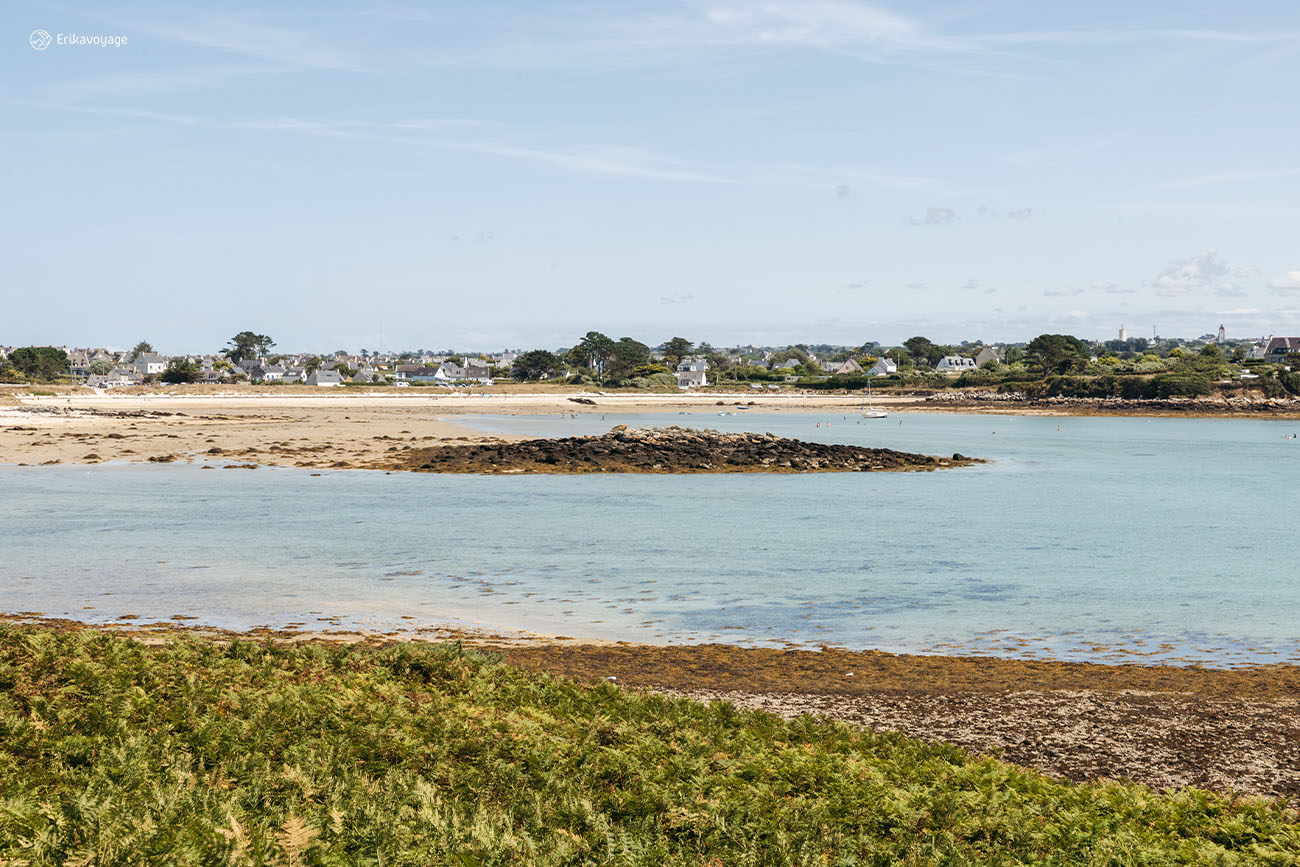 Faire le tour de l'île wrach à marée basse