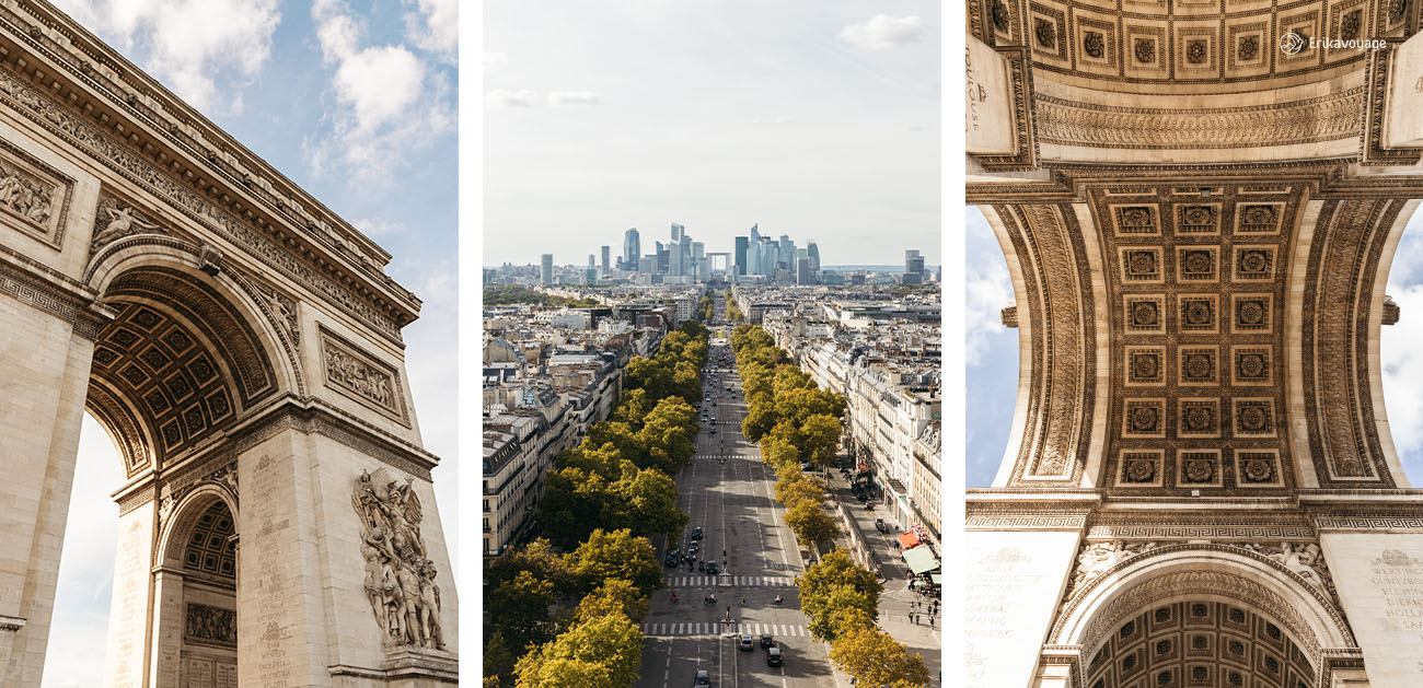 Visiter paris en 4 jours : arc de triomphe