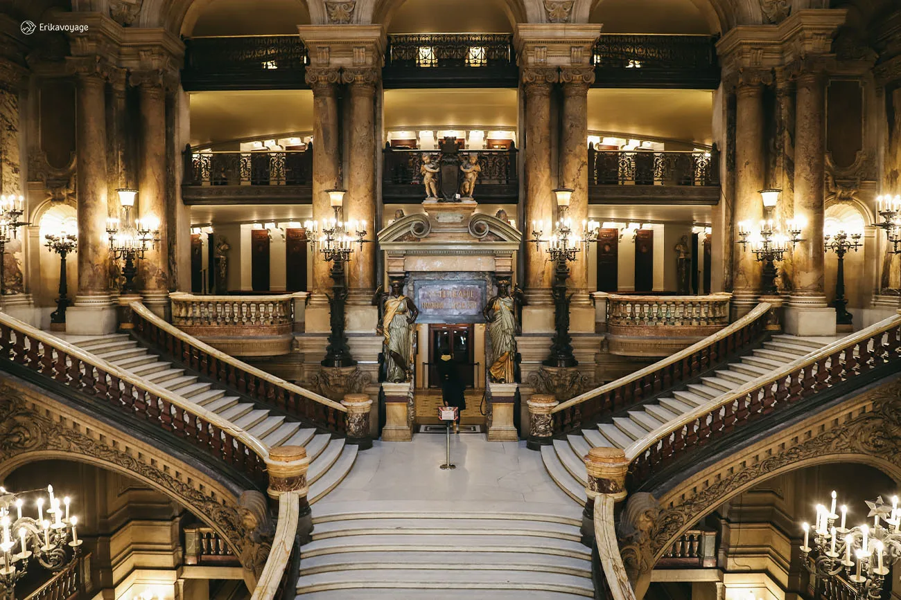 Visite du Palais Garnier à Paris