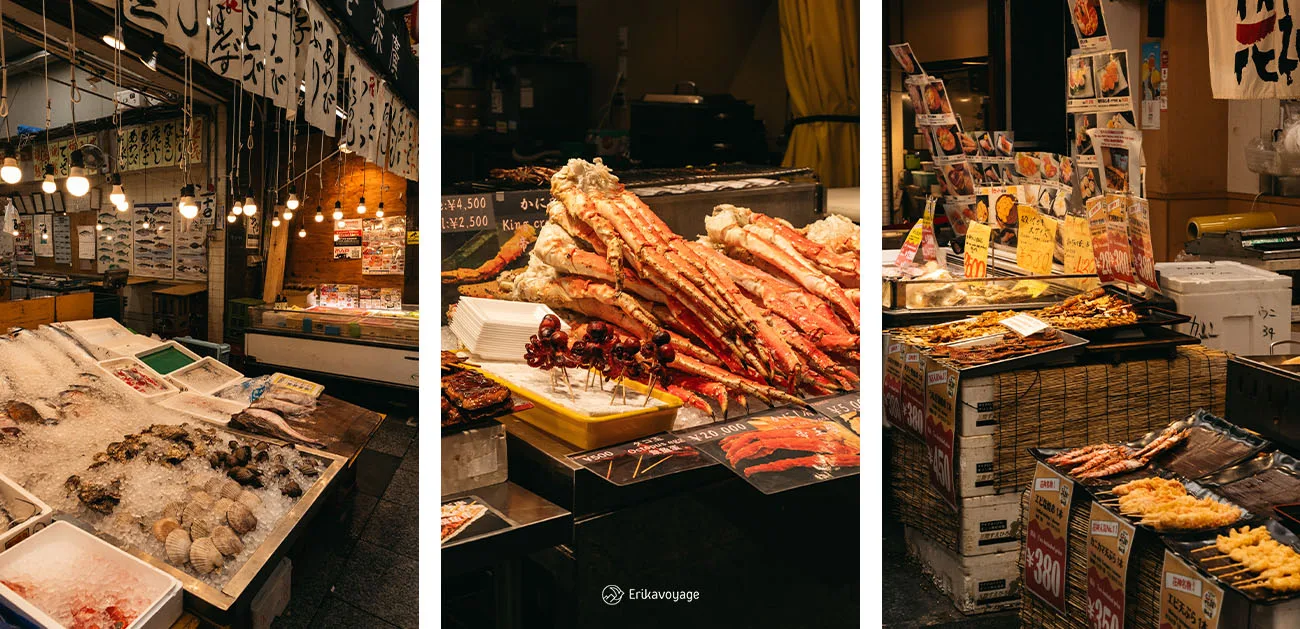 Visite Osaka marché Kuromon Ichiba