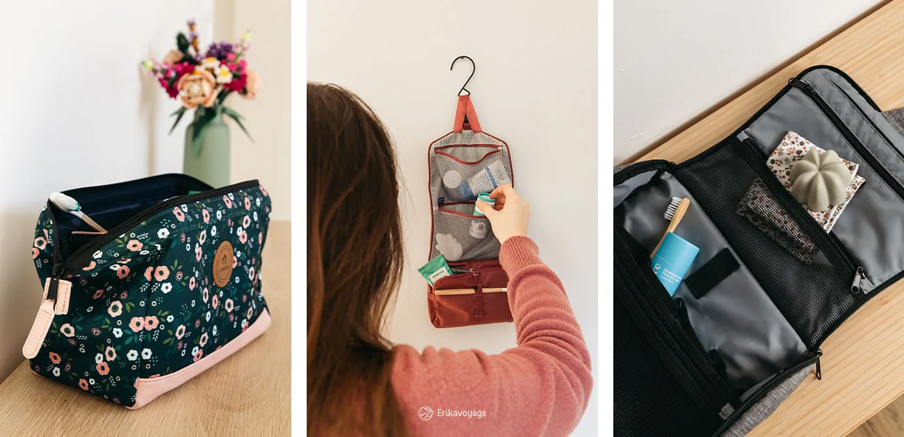 Liste trousse de toilette de voyage