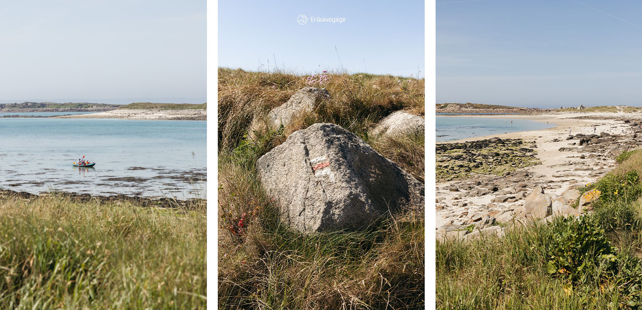 Tour de l'île Grande à Pied