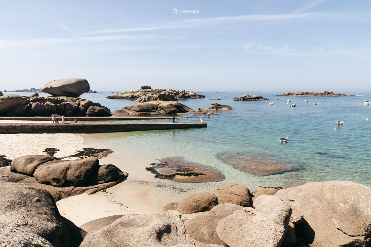 Plage Coz Pors Côte de Granit Rose