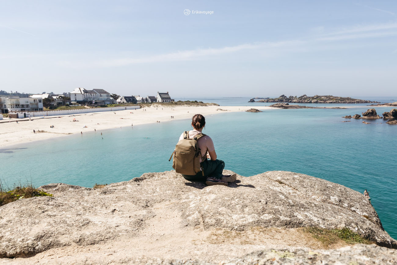 Plage de la Grève Blanche Tregastel